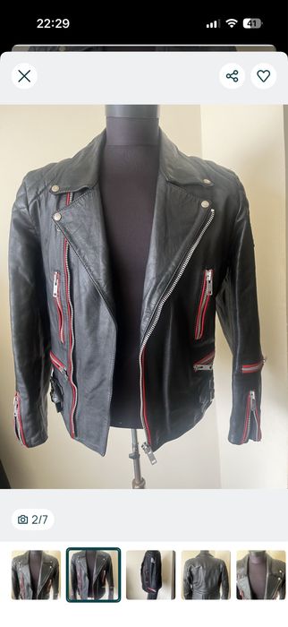 Geaca motor piele