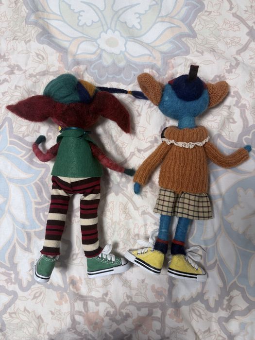 Ръчно изработени вълнени кукли