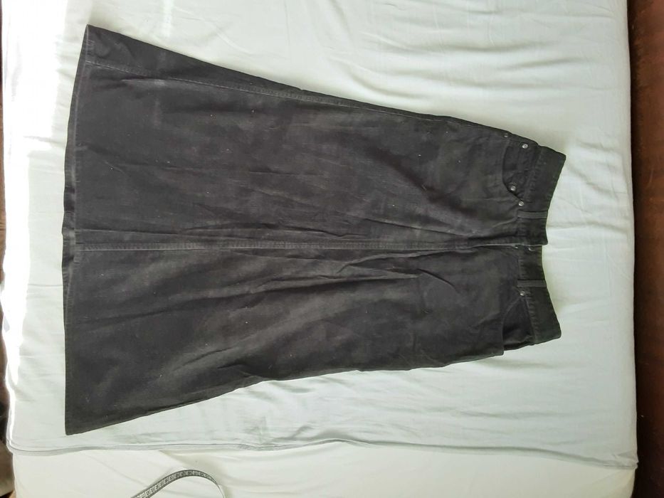 пола H&M джинсова, нова, черна №36