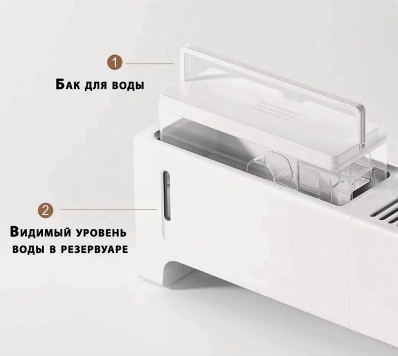 Конвекторный умный,сенсорный обогреватель с увлажнителем  Xiaomi