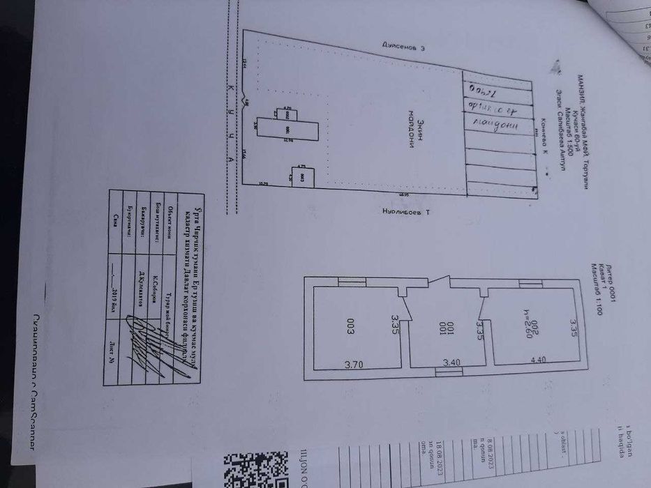 Ховли сотилади туйтепа корасув
