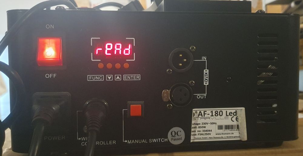 Masina de fum cu LED si jet vertical Stairville AF-180