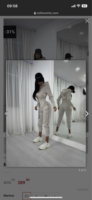 Compleu millionete xs/s