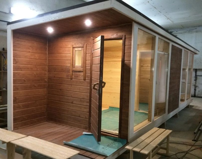 Модульная баня фото внутри и снаружи Модульная баня фото внутри и снаружи