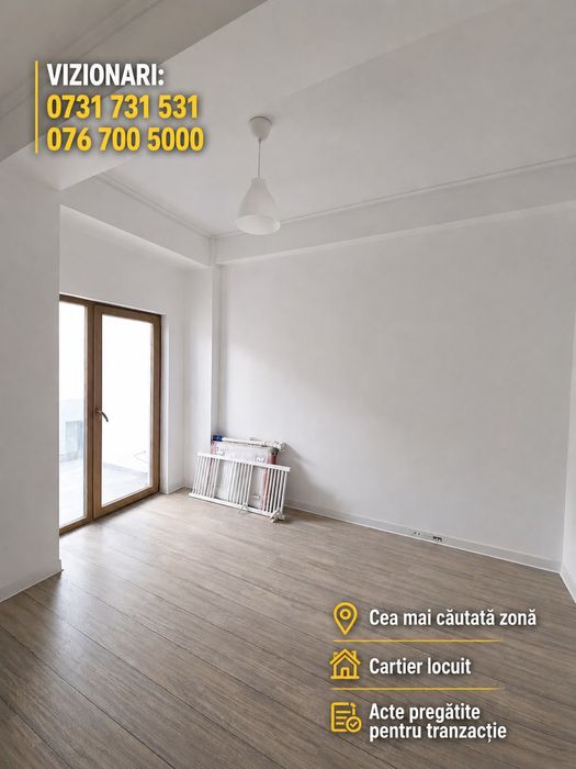 APARTAMENT 2 CAMERE Ofertă Excelentă -COMISION 0%-Direct Proprietar-Intabulat-65.000€