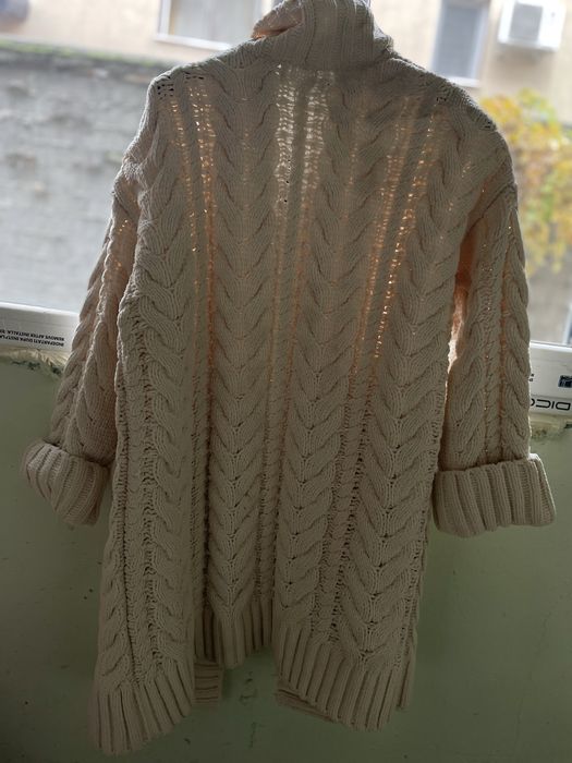 Cardigan lung si gros ideal pentru sezon rece