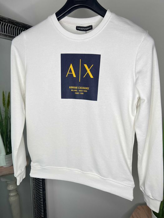 Bluza Armani Exchange alba premium