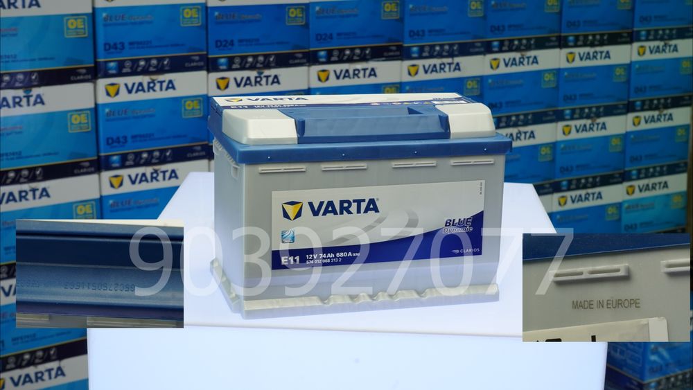 VARTA oригинальные аккумуляторы из  Европы (100 % оригинал)