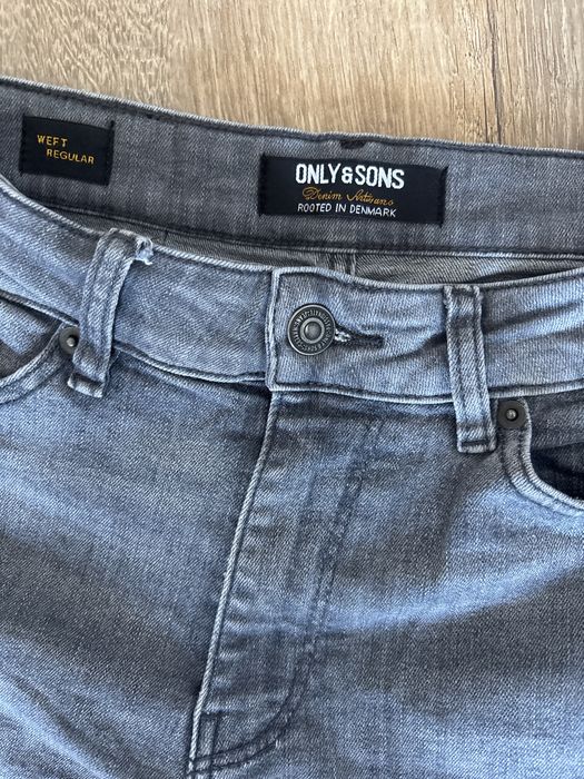Only & Sons ‘Weft’ дънки - сив деним, 28x30