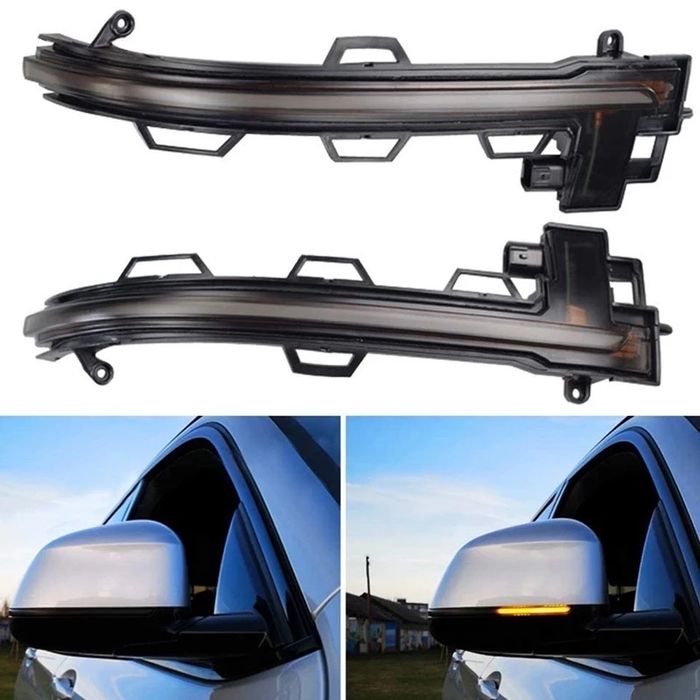 Semnalizari dinamice led fumuri oglinzi Bmw X3 X4 X5 X6 F25 F15 F16