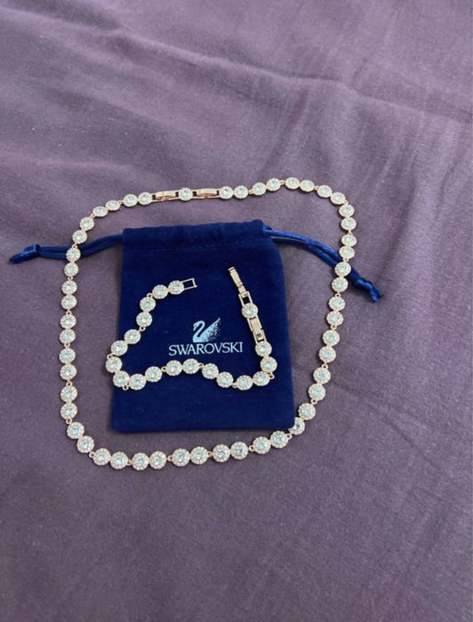 Bratara + colier Swarovski angelic rose