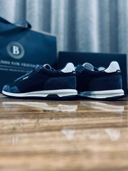 BOSS мужские кроссовки из смешанных материалов РАЗМЕР 39,40