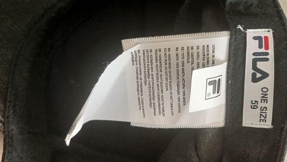 Кепка Fila черная