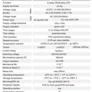 Времево реле TOMZN TORT