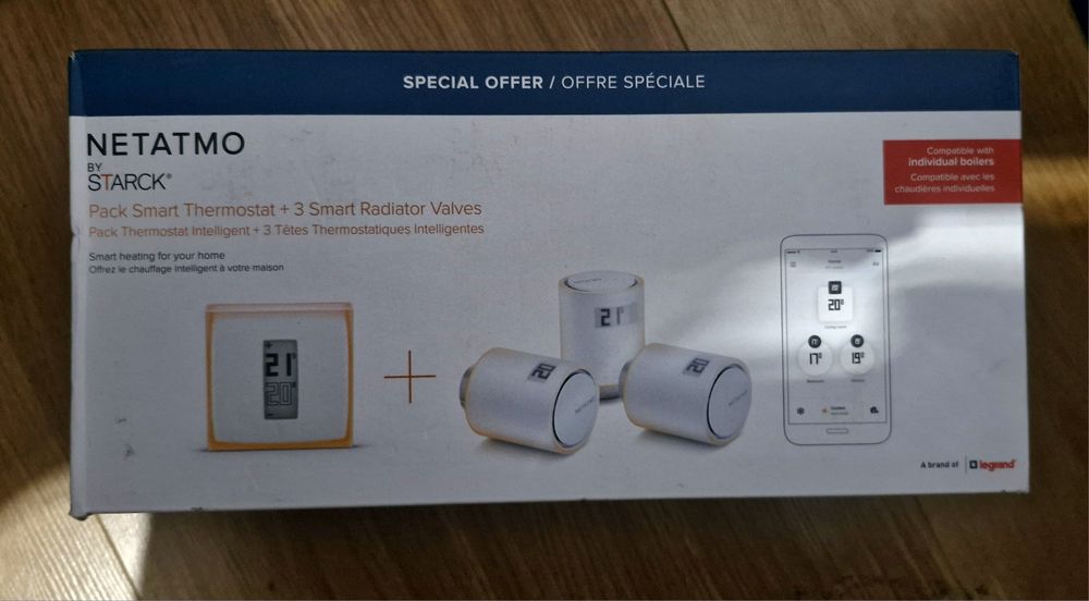 Termostat Netatmo,  capete termostatate Netatmo