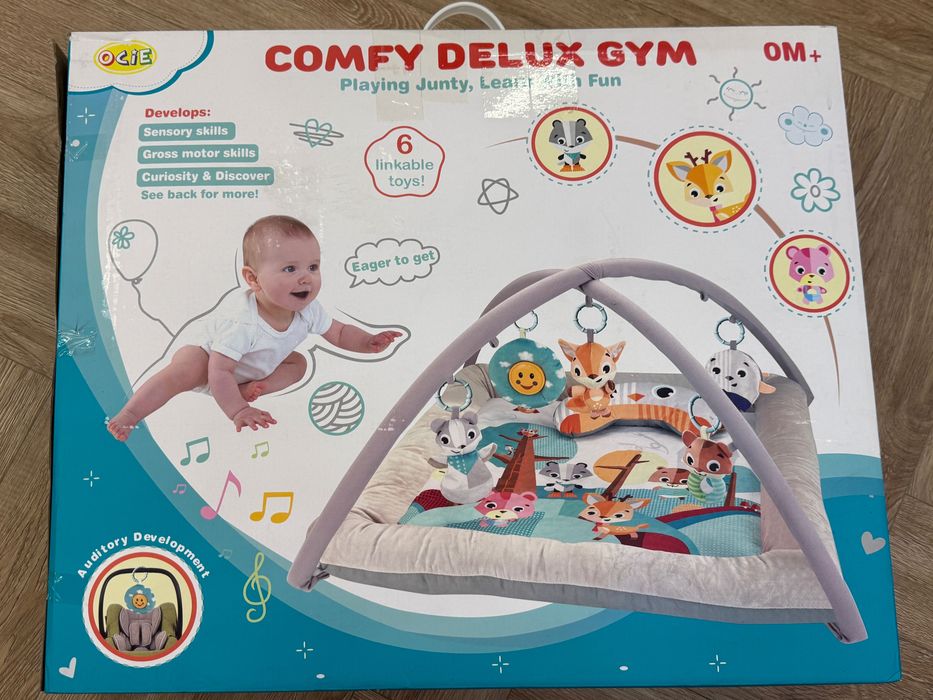 Comfy delux gym детский коврик новый