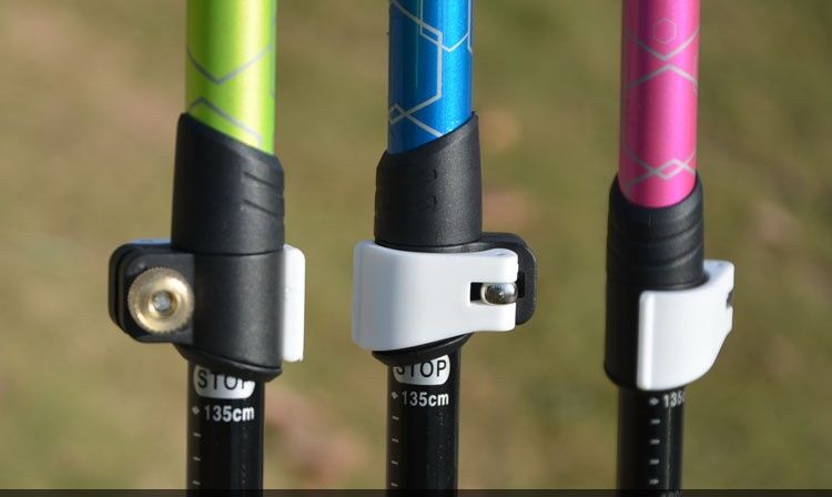 Exponent надежные трекинговые палочки на клипсах (внешний зажим). 
Р