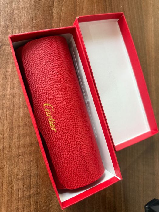 Ochelari cartier albastru auriu