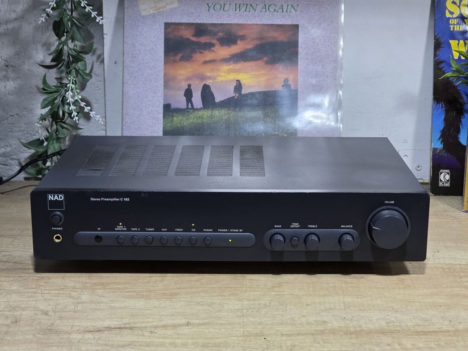 Preamplificator NAD C-162, stereo hifi, rca gold,