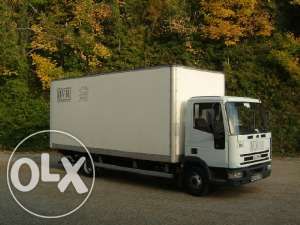 Transport Marfa camion 7,5 tone Mobila relocari duba lift transpalet