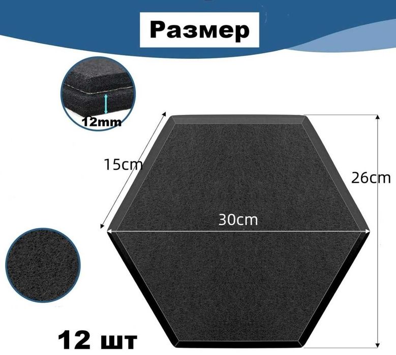 Акустические панели самоклеющиеся