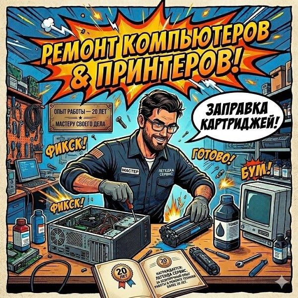 Ремонт  компьютеров,установка WINDOWS,Ремонт принтеров  epson\canon\hp