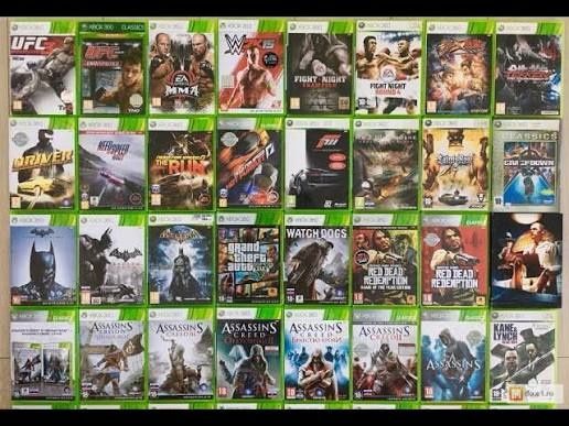 Приставка Xbox 360 взломанная. Со всеми играми!