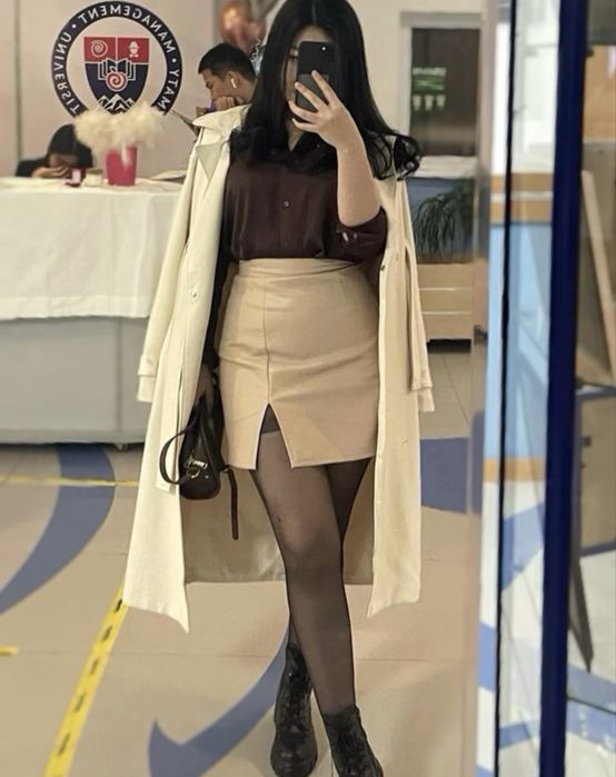 Lichi юбка кожаная