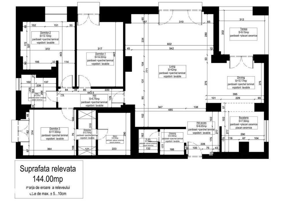 Apartament 4 camere - Herastrau | 144mp, terasa, parcare