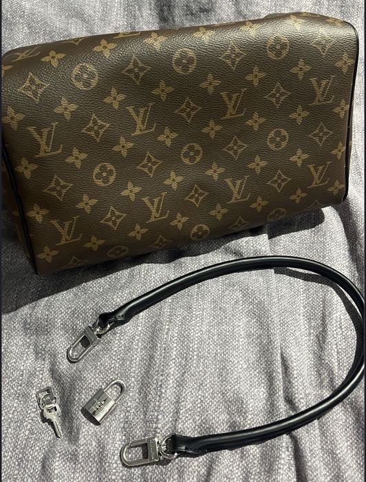 Louis Vuitton Speedy Soft 30 Dark Bag