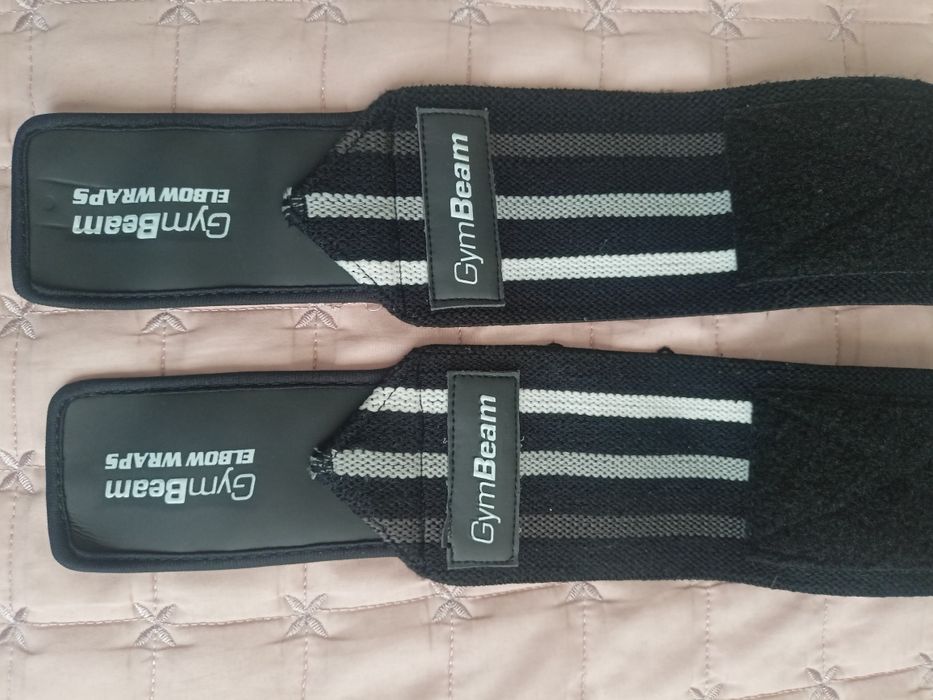 GymBeam бинтове за лакти, налакътник, elbow wraps