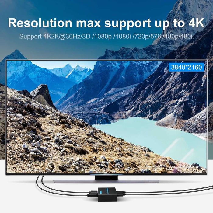 Extractor convertor adaptor audio HDMI 4Kx2K-30Hz optic HDMI Spdif