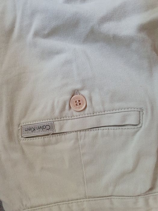 Pantaloni damă Calvin Klein Jeans – bej – mărimea 12 US / 42-44 EU