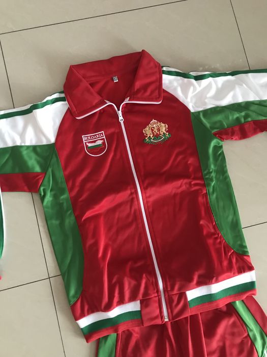 България - мъжки/детски екип(червен,зелен или бял) - полиестер лукс