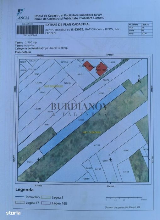 Teren intravilan 2.500 mp cu potențial rezidențial – Clinceni