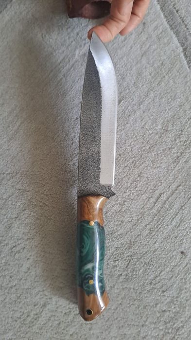 Cuțit lama foaie de arc,  lucrat manual