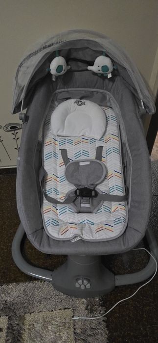 Електрическа Люлка/шезлонг Cangoroo Axel сива