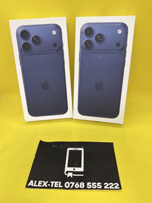 Alex-TEL®  Apple iPhone 17 Pro Max 256GB Deep Blue Sigilat Nou