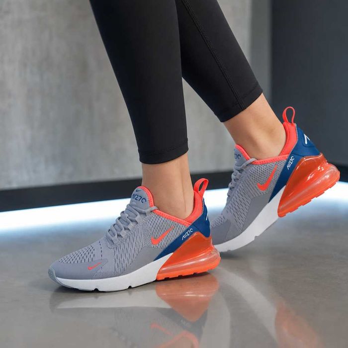 Дамски Маратонки Nike Air Max 270 Wolf Grey/Bright Crimson - 36, 37, 38