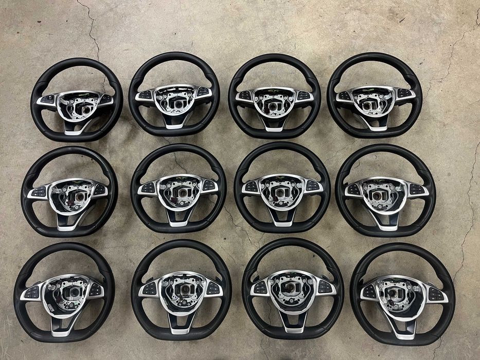 Оригинален с перфорирана кожа Мулти волан с пера Mercedes A Class AMG