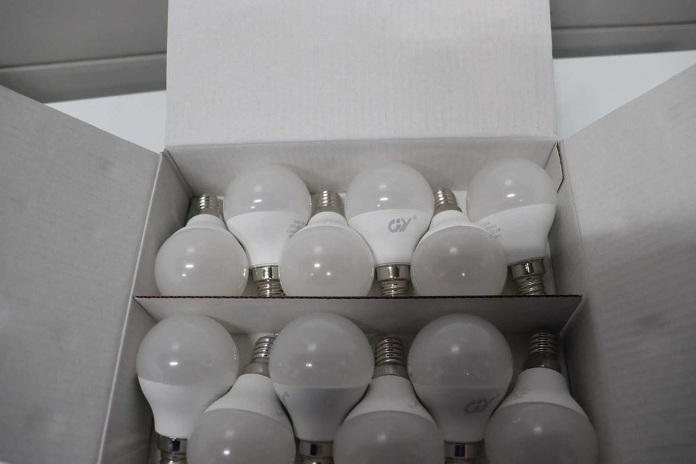 GY E27 LED крушка 4.9W еквивалент 60W, 807lmm 3000K топло бяло, 12броя