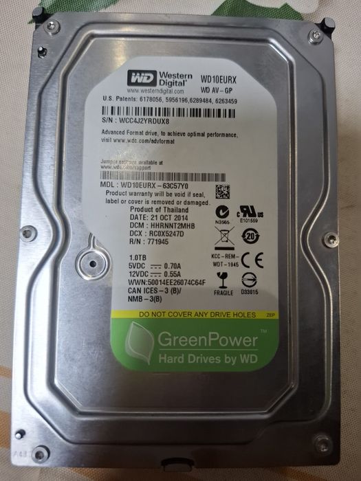 HDD диски оптом WD purple. Wd GreenPower