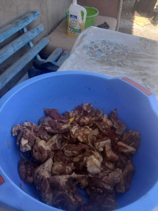 Шашлык маринованный, баранина