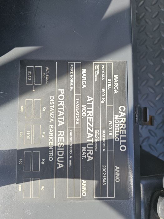 Stivuitor / electrostivuitor Still 1.6t