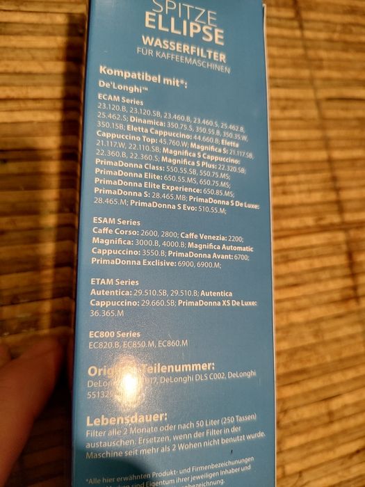 Filtru expresor Delonghi