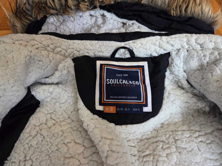 Дамско зимно яке Soulcal&co размер S тънмосин цвят