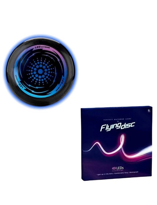 LED летящо хвърчило, 49 лампи, 27 см, синьо