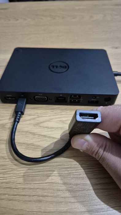 Docking station Dell WD15 Usb-C + incarcator original Dell 130W
