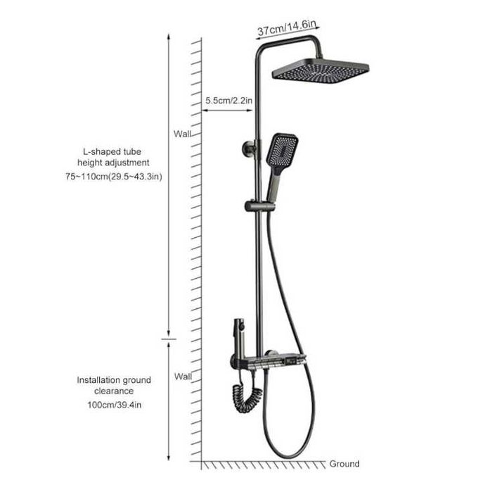 Equisst® - Термостатична ДУШ КОЛОНА - Нова!!!