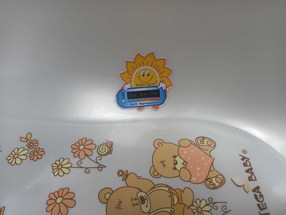 Cadita baie cu termometru